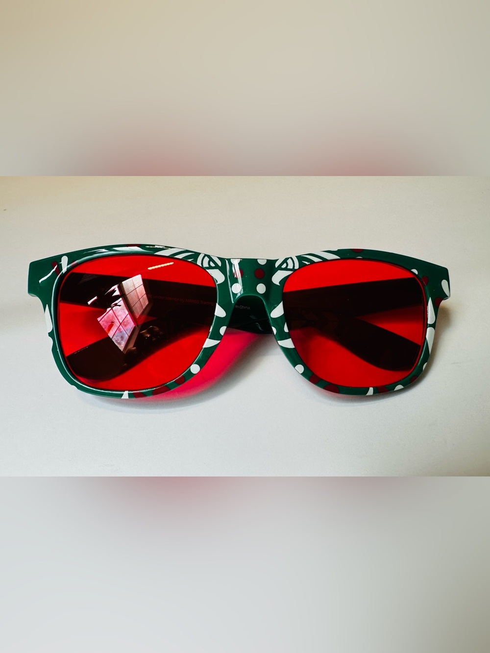 FIFA Official World Cup 2026 Mexico Green Sunglasses with Red Lenses